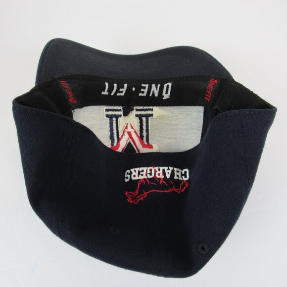 Lids Mustang Chargers Blue Embroidered M Men's Cap Fitted OSFA - Picture 11 of 14